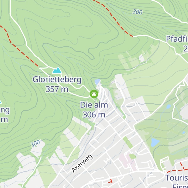 Map of Die alm