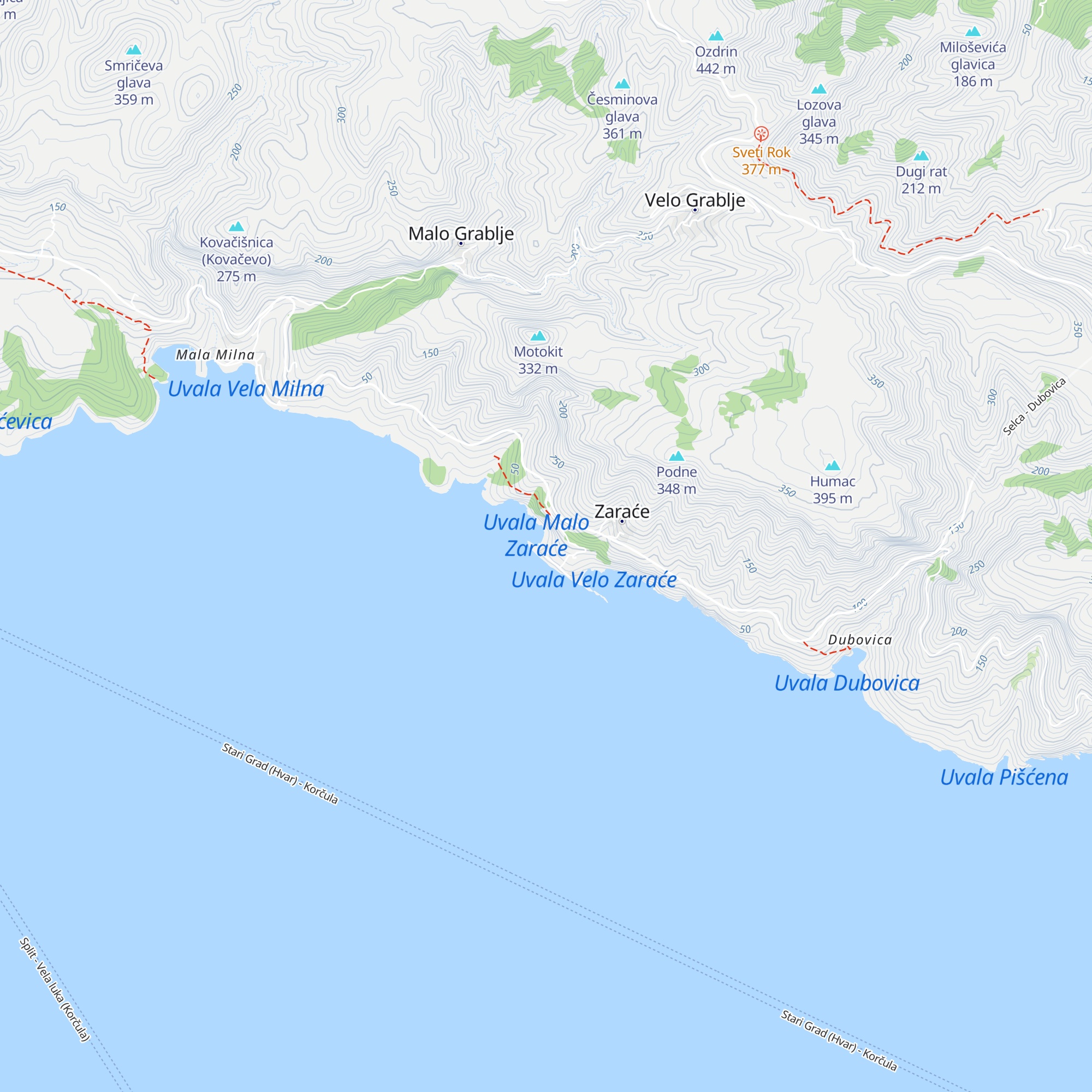 Villa Kate map