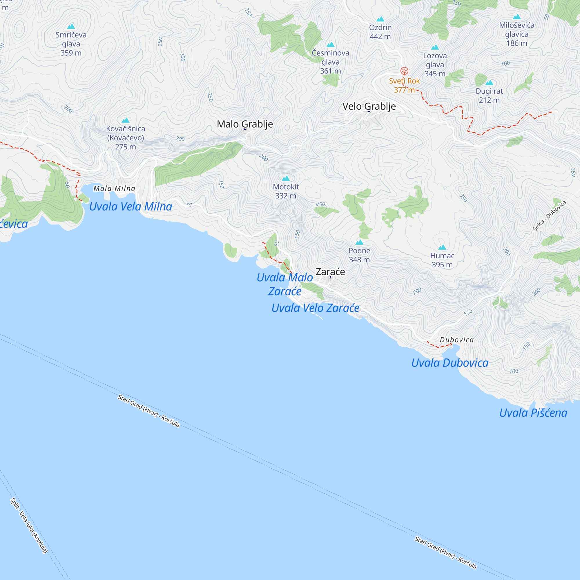 Villa Kate map