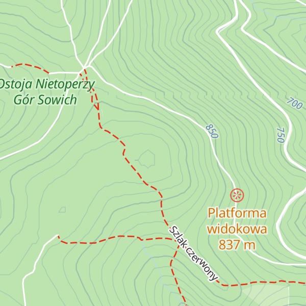 Map of Kozia Równia