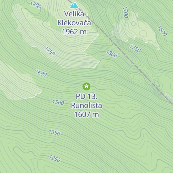 Map of PD 13. Runolista