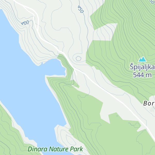 Map of Manastirski konak