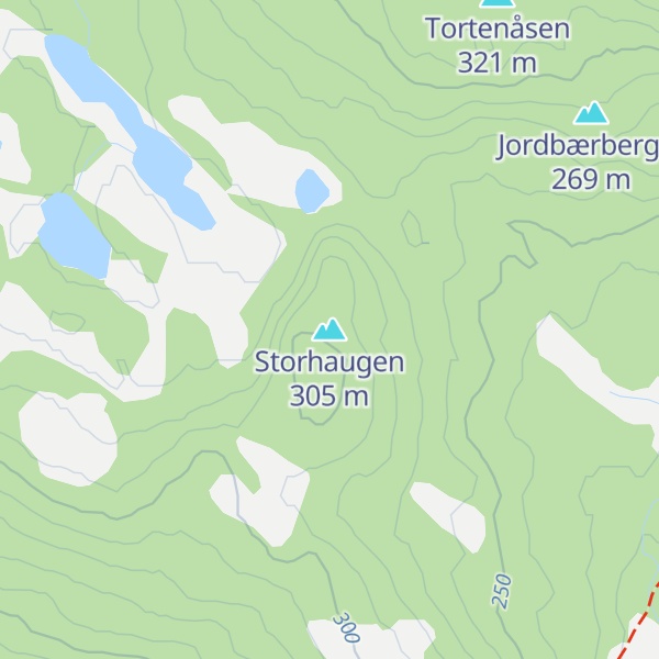 Map of Storhaugen