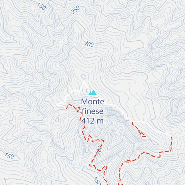 Map of Monte finese