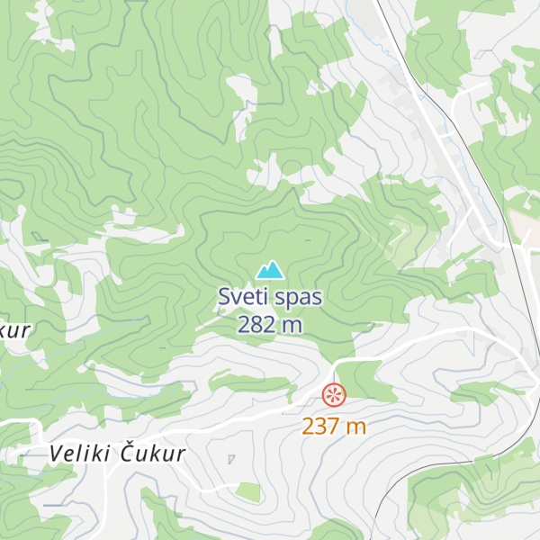 Map of Sveti spas