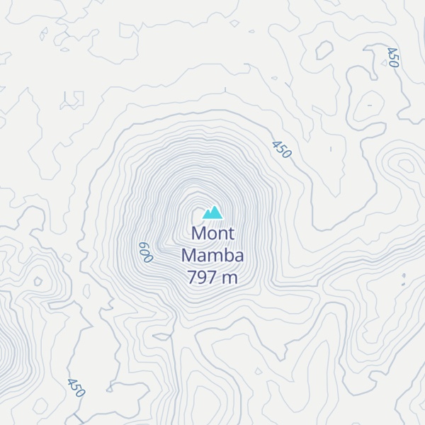 Map of Mont Mamba