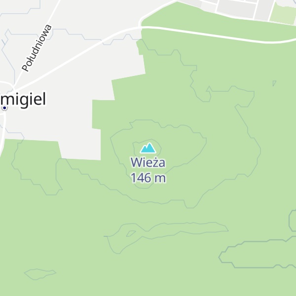 Map of Wieża