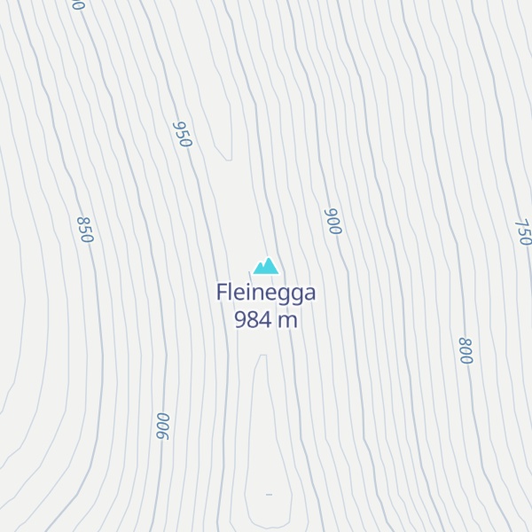 Map of Fleinegga
