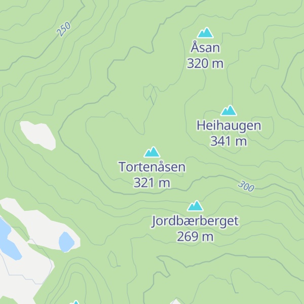 Map of Tortenåsen