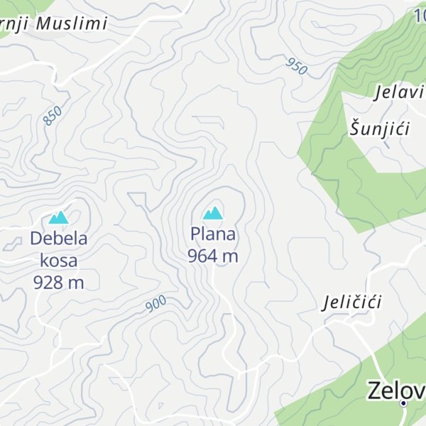 Map of Plana