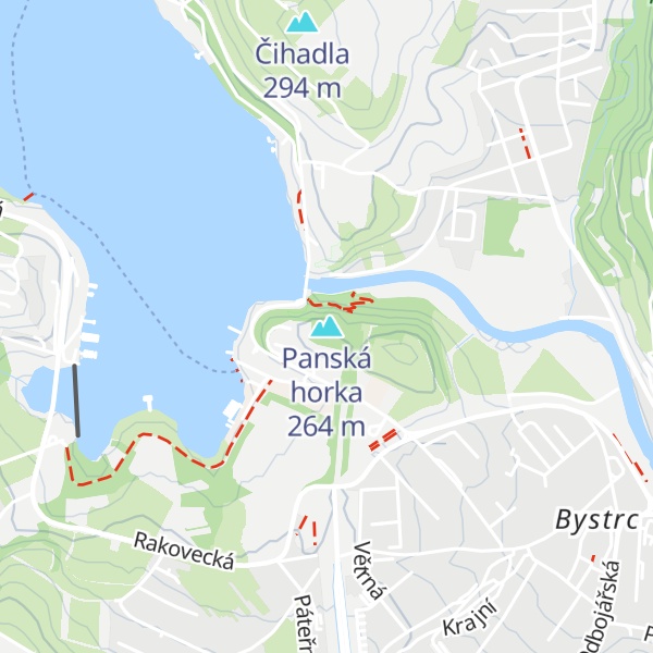 Map of Panská horka