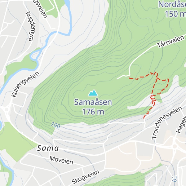 Map of Samaåsen