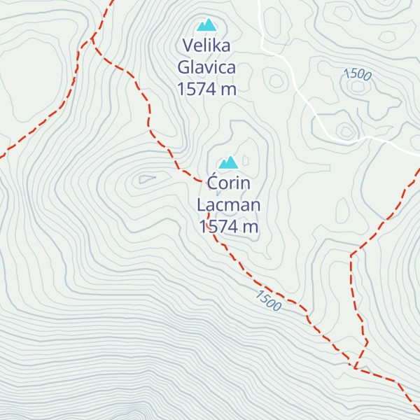 Map of Hrvatski vitez Josip Goreta