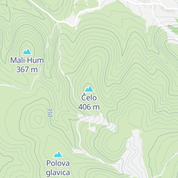 Map of Čelo