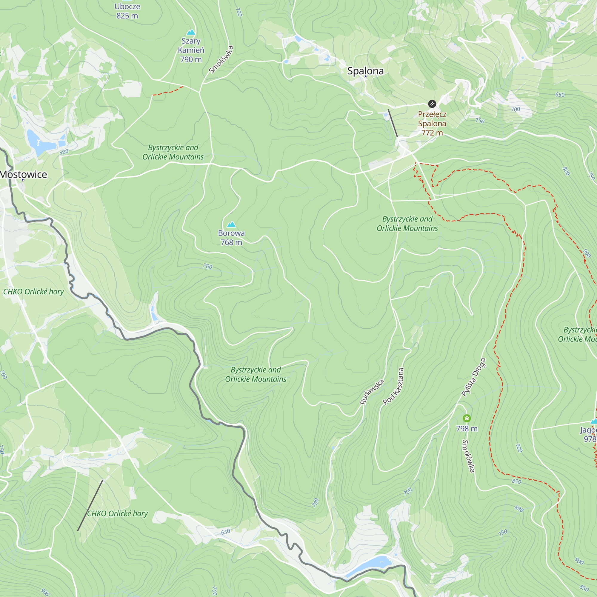 Chatka Sylwestrowa map