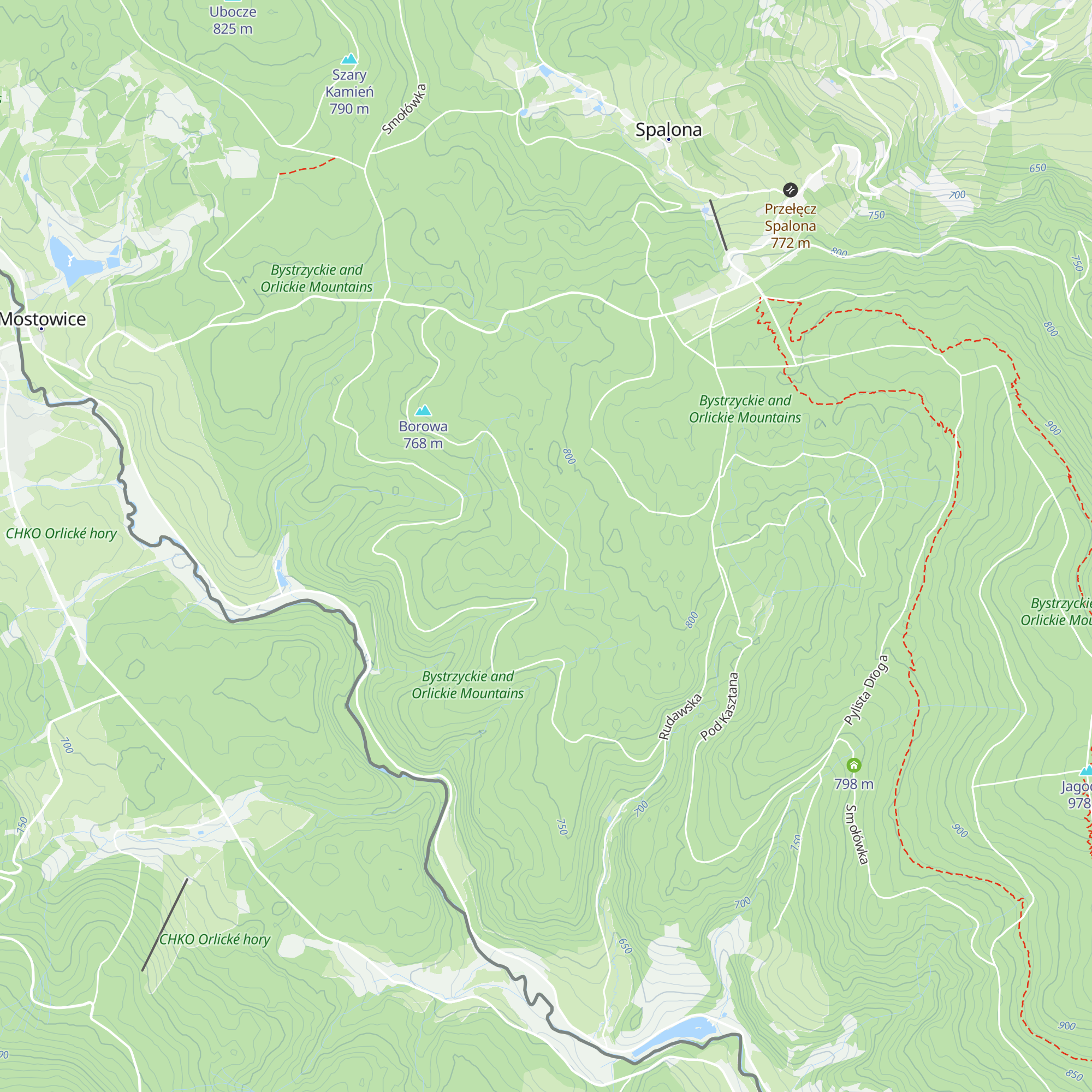 Chatka Sylwestrowa map