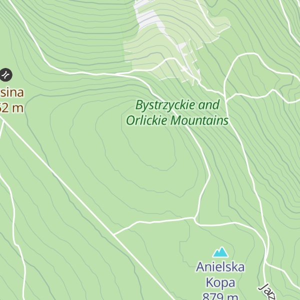 Map of Łomnicka Równia
