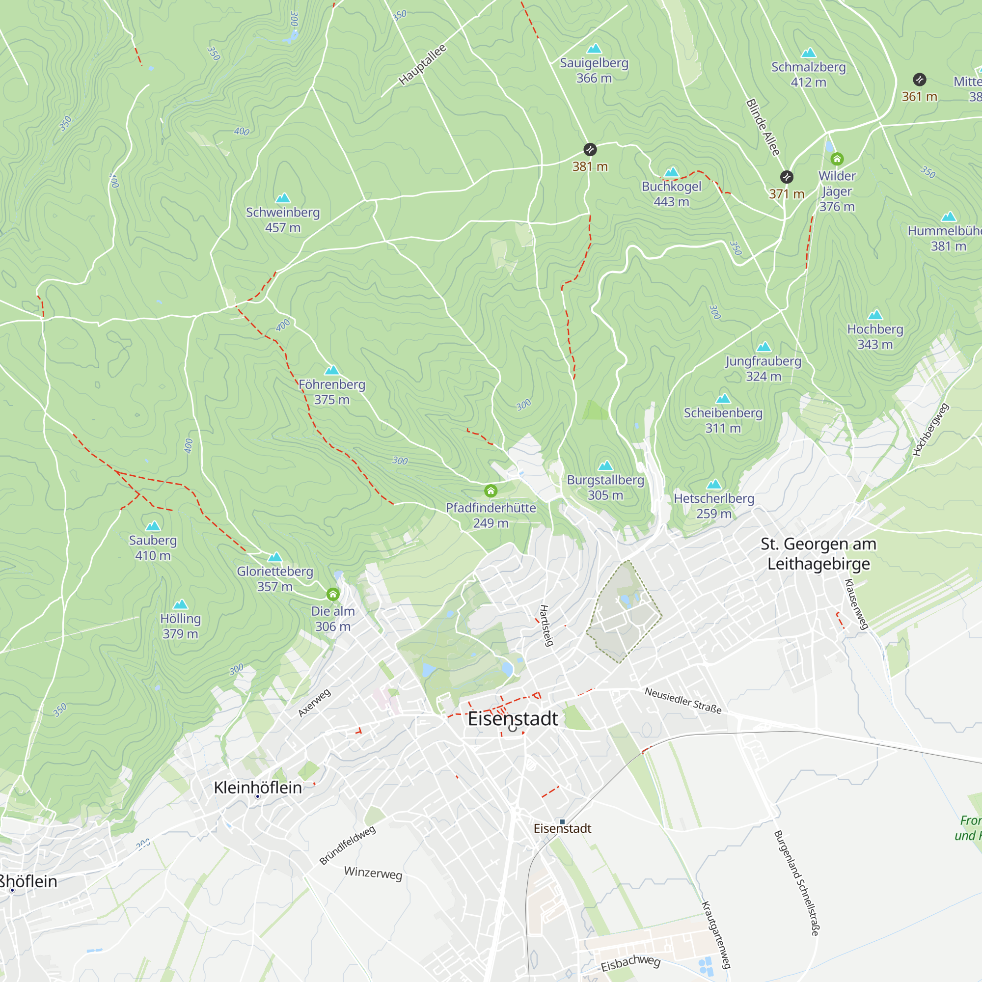 Pfadfinderhütte map