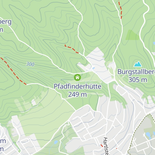 Map of Pfadfinderhütte