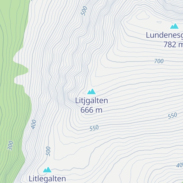 Map of Litjgalten
