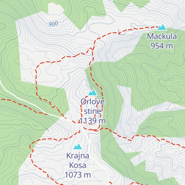 Map of Orlove stine