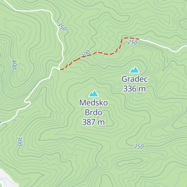 Map of Medsko Brdo