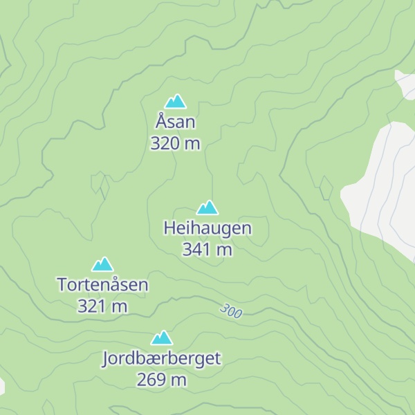 Map of Heihaugen