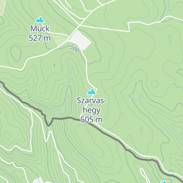 Map of Szarvas-hegy