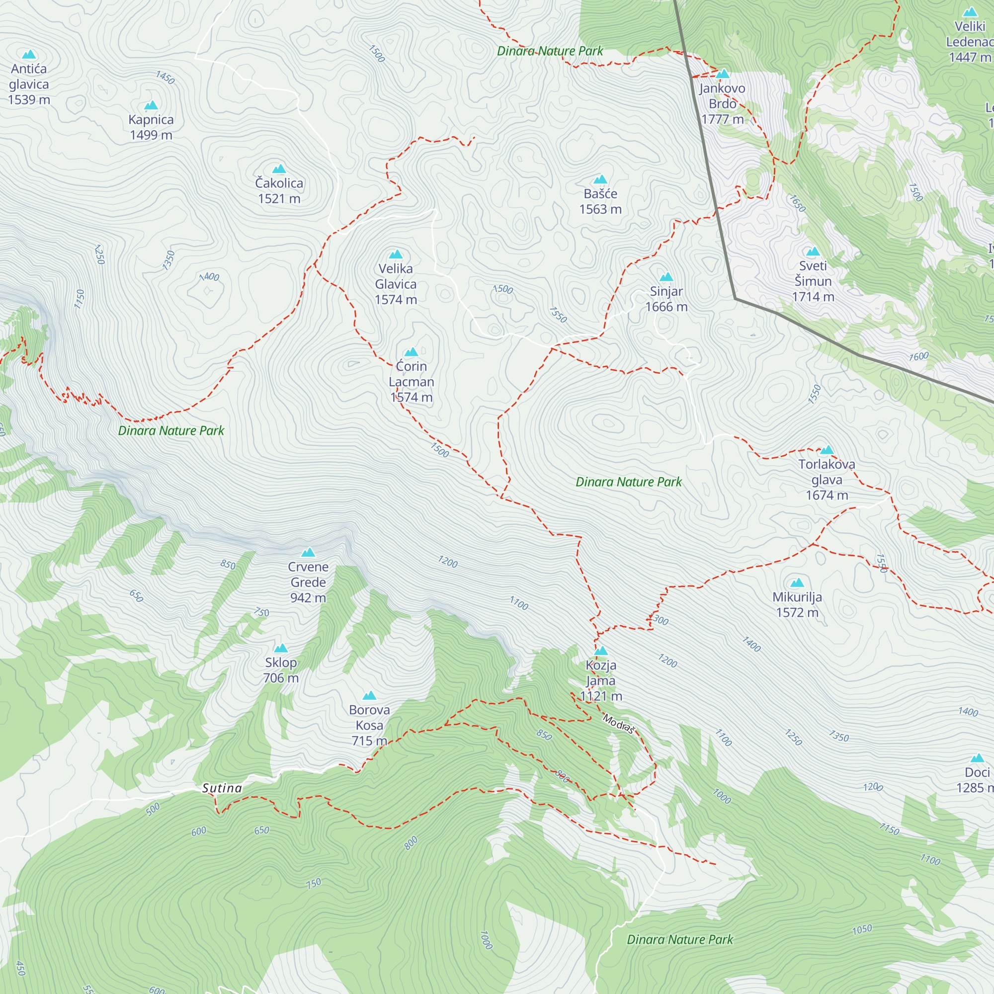 Debelašnica map
