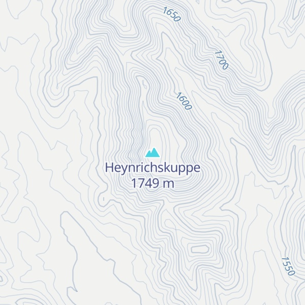 Map of Heynrichskuppe