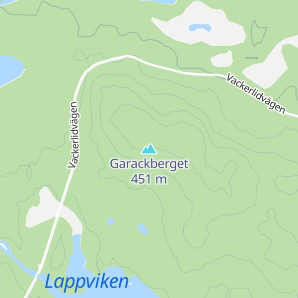 Map of Garackberget