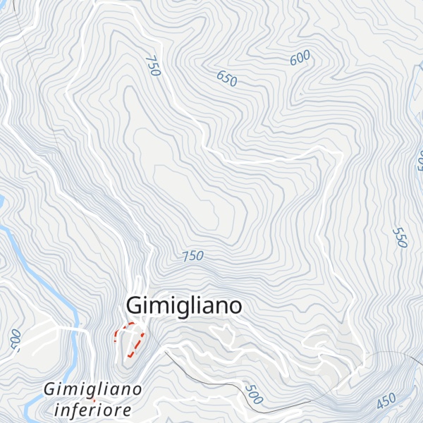Map of Monte Gimigliano