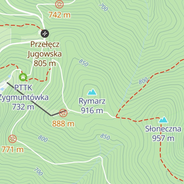 Map of Rymarz