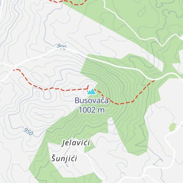 Map of Busovača