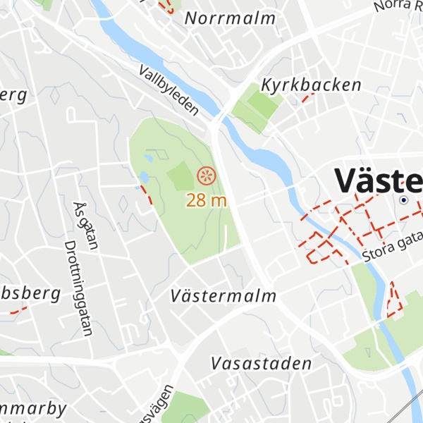 Map of Djäknebergets utsiktsplats
