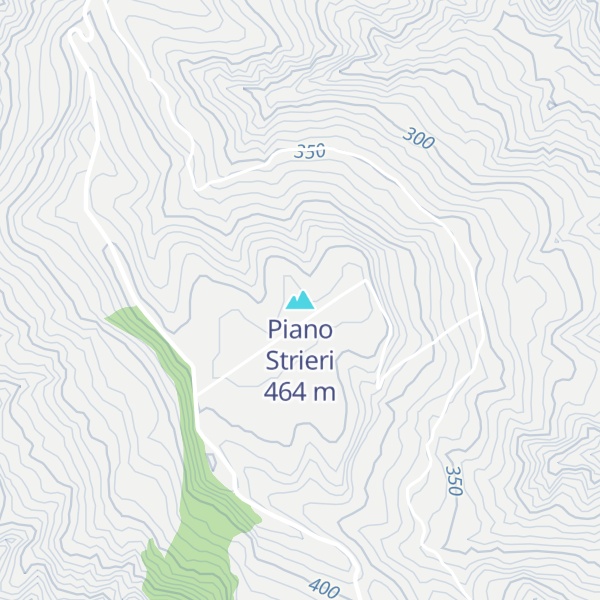 Map of Piano Strieri
