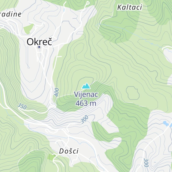 Map of Vijenac