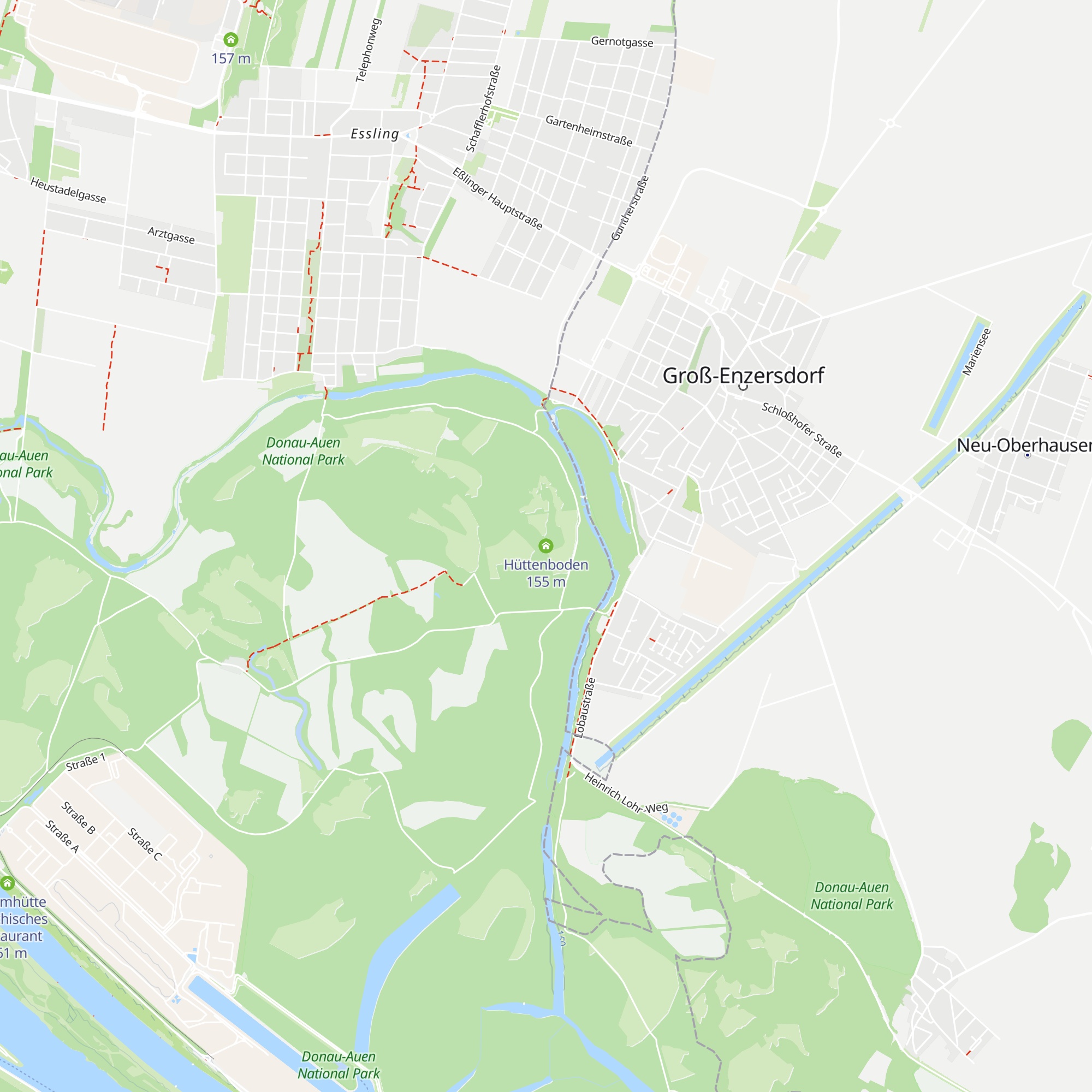 Hüttenboden map