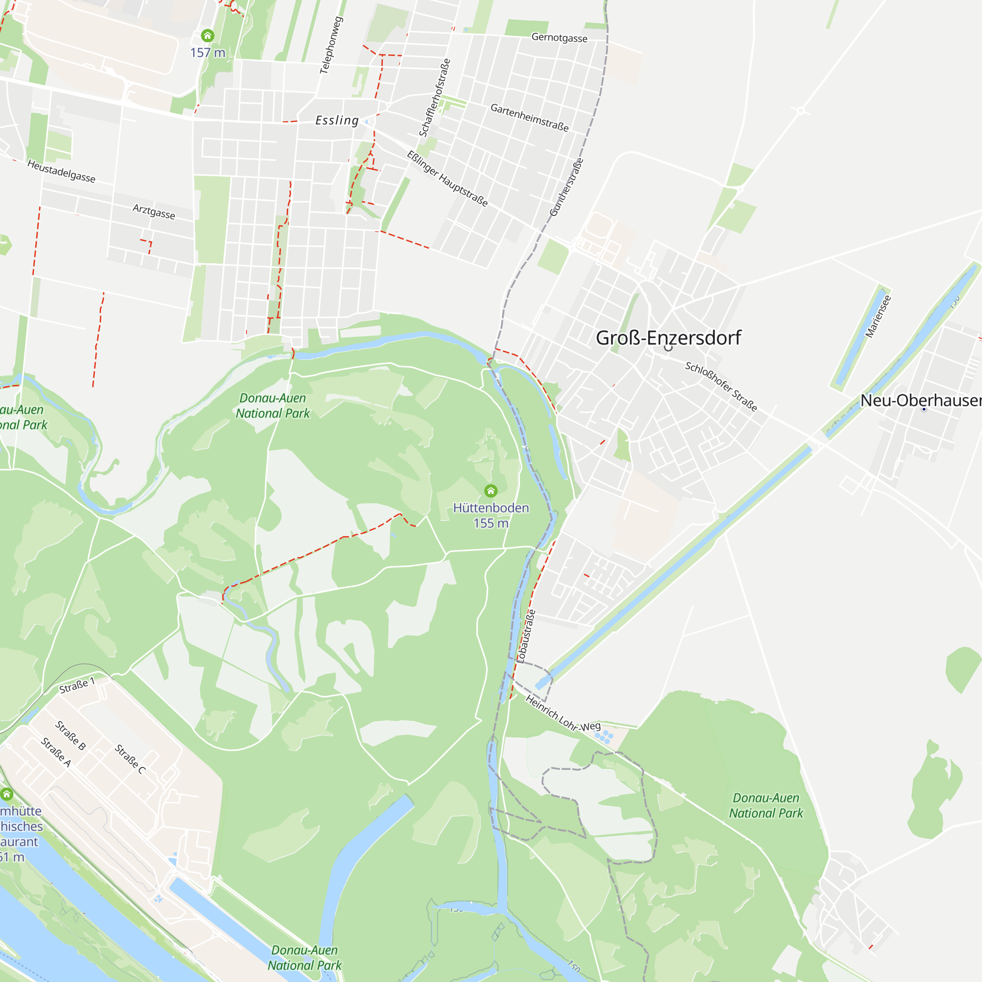 Hüttenboden map