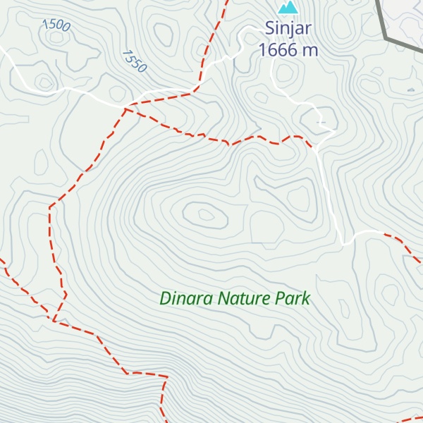 Map of Jančarska glava