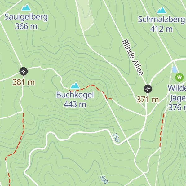 Map of Hoher Stein