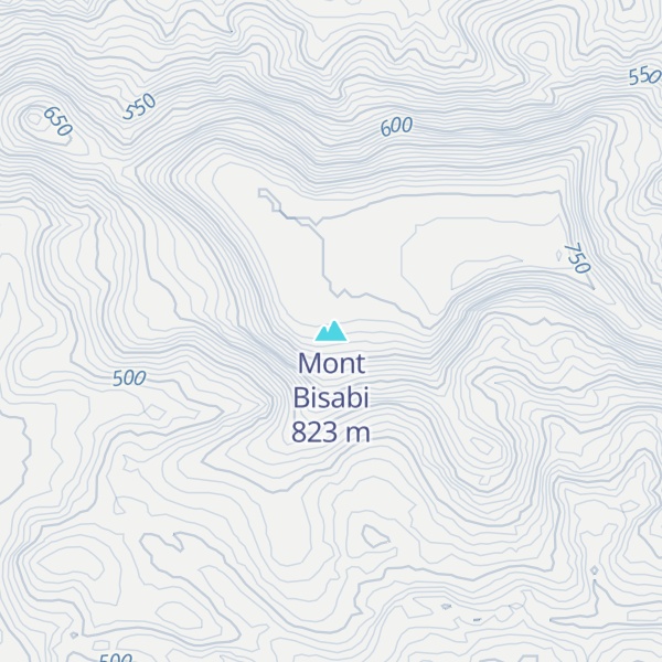 Map of Mont Bisabi