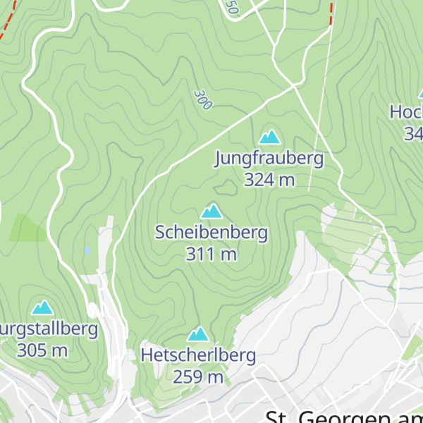 Map of Scheibenberg