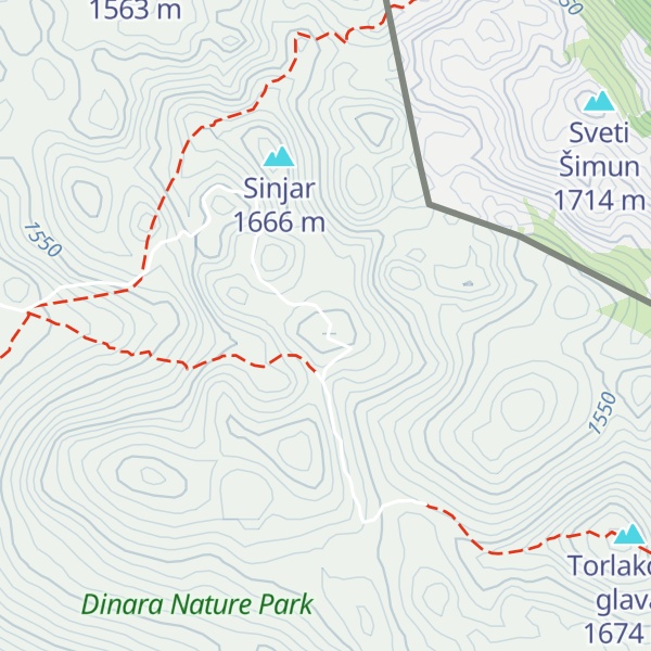 Map of Snježnica