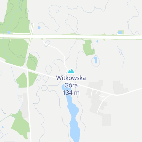Map of Witkowska Góra