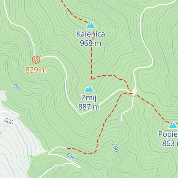 Map of Żmij