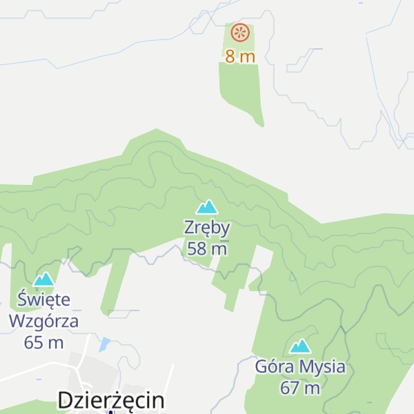 Map of Zręby