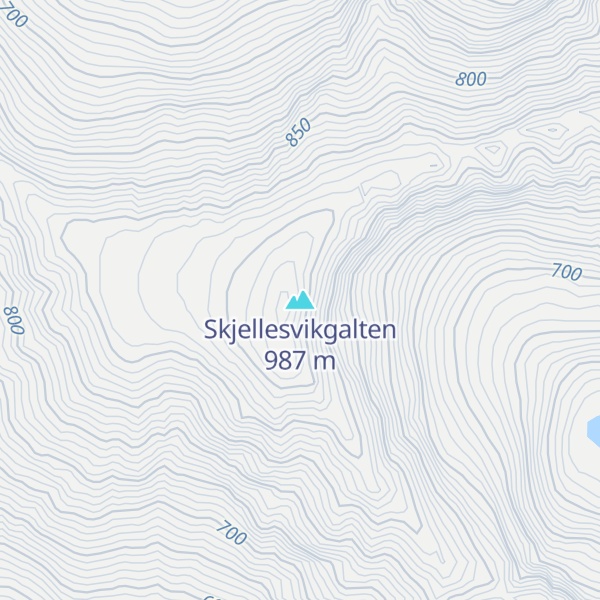 Map of Skjellesvikgalten