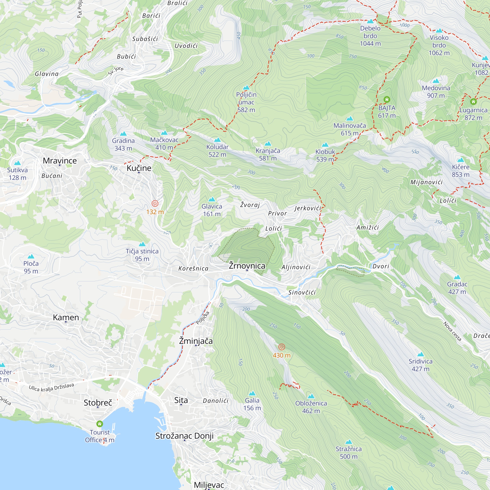 Osmatračnica map
