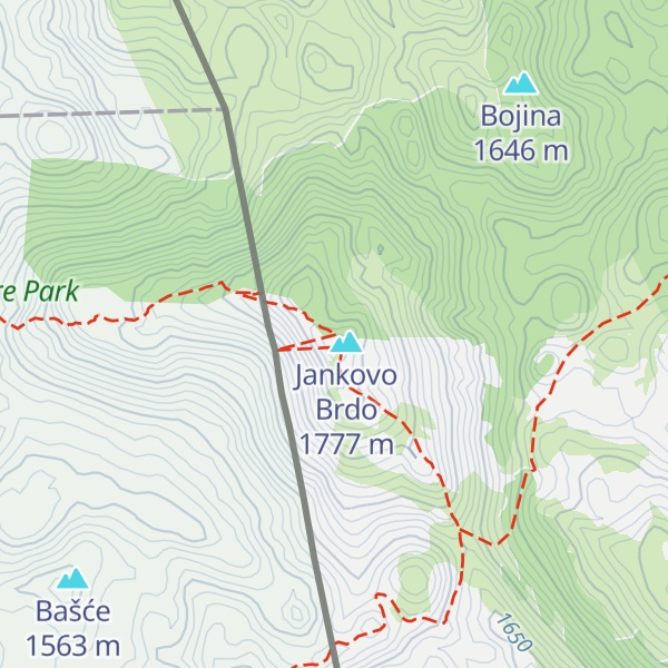 Map of Sklonište Jankovo brdo